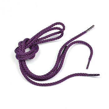 Шнурки круглые 3,5 мм 1с35 длина 60 см, компл.2шт, цв.лиловый