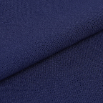 Ткань бязь гладкокрашен.140г/м шир.150см 100%хлопок цв.темн.синий рул.60-80м