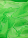 Ткань Вуаль 45 г/м² 100% полиэстер шир.300 см арт.Vei.10 цв.зеленый рул.120м