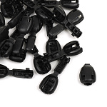 Наконечник пластиковый для шнура TBY.0144.PP (13х18мм, отв.4мм) цв.черный уп. 100шт