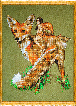 Набор для вышивания NIMUE арт.108-A049 K Renard Le Roux (Красная лисица) 20х24 см