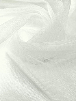 Еврофатин мягкий матовый Hayal Tulle арт.HT.S шир.300см, 100% полиэстер цв. 2 уп.5м - айвори