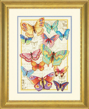 Набор для вышивания DIMENSIONS арт.DMS-70-35338 Красота бабочек 25 х 35,5 см