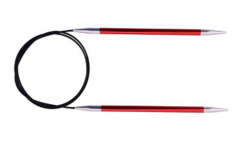 47093 Knit Pro Спицы круговые для вязания Zing 2,5мм/60см, алюминий