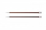 47302 Knit Pro Спицы прямые для вязания Zing 5,5мм/35см, алюминий, охра, 2шт