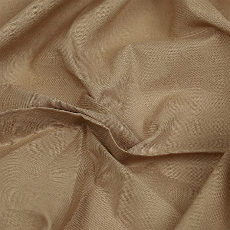 Ткань Батист 72 г/м² 100% хлопок шир.150 см арт.TBY.Bt.48 цв.т.бежевый рул.25м