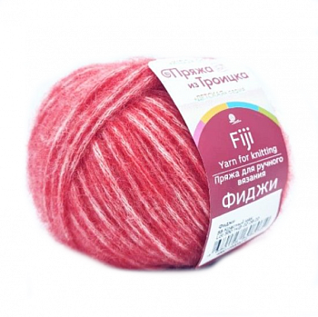 Пряжа для вязания ТРО Фиджи (20% мериносовая шерсть, 60% хлопок, 20% акрил) 5х50г/95м цв.0088 красный