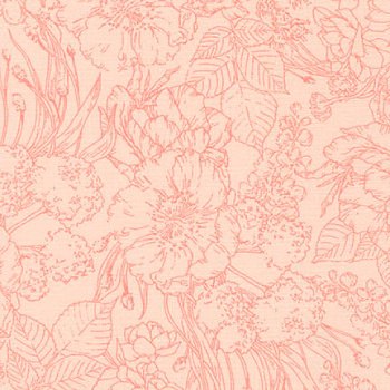 Ткань для пэчворка PEPPY Naturies Notebook 122 г/м² 100% хлопок цв.ABY-19850-144 PEACH уп.50х55 см