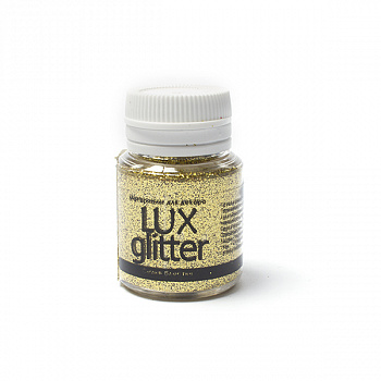 Декоративные блестки LUXART Glitter арт.STR.GL1V20 золото 20мл