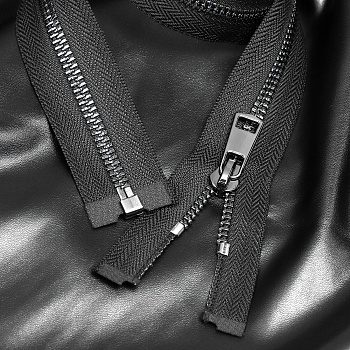 Молния MaxZipper мет. Титан №5 черный никель 70см цв.F322 черный уп.1 шт