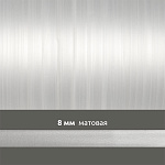 Лента (резинка) TBY силиконовая матовая 38007 шир.8мм толщ. 0,3мм уп.10м