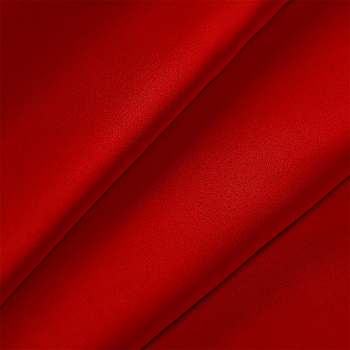Ткань шелк Армани 90г/м² 97% ПЭ 3% Спандекс шир.150см арт.TBYArm-109 цв.109 красный рул.25м