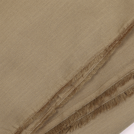 Ткань Батист 72 г/м² 100% хлопок шир.150 см арт.TBY.Bt.48 цв.т.бежевый рул.25м