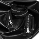 Молния MaxZipper мет. Титан №5 2 замка никель 110см цв.F322 черный уп.10 шт