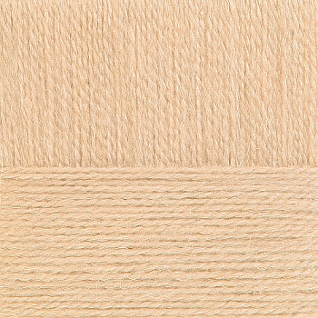 Пряжа для вязания ПЕХ Ангорская тёплая (40% шерсть, 60% акрил) 5х100г/480м цв.442 натуральный
