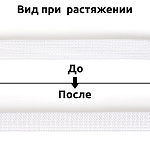 Резинка TBY вязаная Лайт 10мм белый 3,5г боб.200м