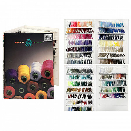 Нитки Dor Tak бытовые 40/2 полиэстер 366м цв.200 черный уп.10шт