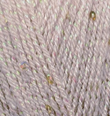 Пряжа для вязания Ализе Sal abiye (5% пайетки, 5% металлик, 10% полиэстер, 80% акрил) 5х100г/410м цв.541 норка