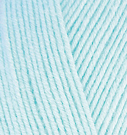 Пряжа для вязания Ализе Baby Best (90% акрил, 10% бамбук) 5х100г/240м цв.189 св.бирюзовый
