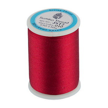 Нитки для вышивания SumikoThread JST2 50 100% шелк 130 м цв.010 т.красный