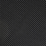 Ткань Софт Ниагара в горошек 80 г/м² 94% полиэстер, 6% спандекс шир.145 см арт.Р.11568.02 цв.02 черный уп.25м (±5м)