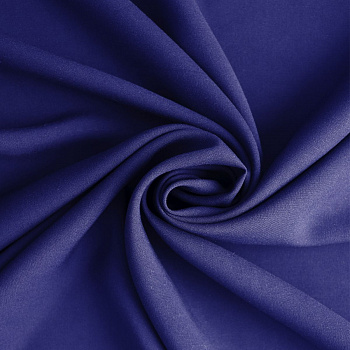 Ткань Штапель 130 г/м² 100% вискоза шир.145 см арт.Р.14870.20 цв.20 синий уп.25м (±5м)
