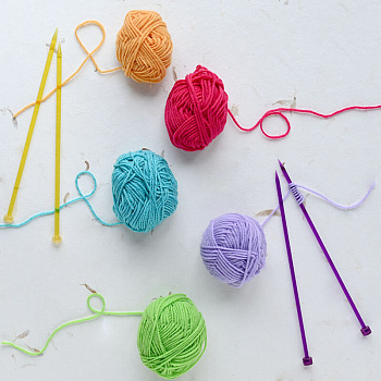 51192 Knit Pro Спицы прямые для вязания Trendz 4,5мм/30см, акрил, зеленый, 2шт