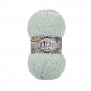 Пряжа для вязания Ализе Softy Plus (100% микрополиэстер) 5х100г/120м цв.464 мята