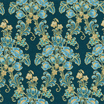 Ткань для пэчворка PEPPY Villa Romana 146 г/м² 100% хлопок цв.SRKM-17051-213 TEAL уп.50х55 см