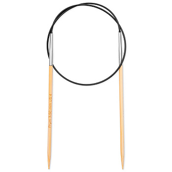 222515 PRYM Спицы круговые для вязания Prym 1530 3,5мм 60см, бамбук, натуральный