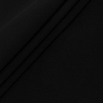 Ткань Шифон-шелк 115 г/м² 97% полиэстер, 3% спандекс шир.150 см арт.Р.37674.98 цв.98 черный рул.30м (±5м)