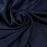 Ткань шелк Армани 90г/м² 97% ПЭ 3% Спандекс шир.150см арт.TBYArm-142 цв.142 т.синий уп.2м