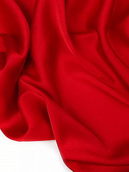 Ткань шелк Армани 90г/м² 97% ПЭ 3% Спандекс шир.150см арт.TBYArm-109 цв.109 красный уп.2м