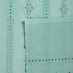 Ткань шитье 100 г/м² 100% хлопок шир.150 см арт.TBY.Emb.8002.58 цв.58 зеленый уп.2м