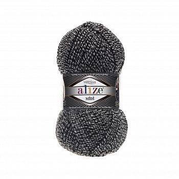 Пряжа для вязания Ализе Superlana midi (25% шерсть, 75% акрил) 5х100г/170м цв.601