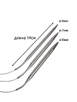 Набор круговых спиц для вязания Maxwell Gold 100 см (6.0 мм/7.0 мм/ 8.0 мм)