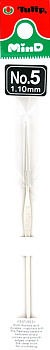Tulip Крючок для вязания MinD арт.TA-1034E  1,1мм, сталь / золотистый