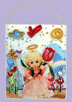 Набор для вышивания декоративных игрушек BUTTERFLY арт. F507 Подарочный конвертик 12х10 см