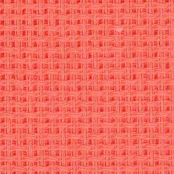 Канва для вышивания средняя арт.563(13) (10х55кл) 40х50см цв.коралл