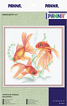 Набор для вышивания PANNA арт. R-7141 Золотые рыбки 24х22,5 см