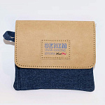20645 Knit Pro Набор съемных укороченных спиц для вязания Denim Indigo Wood Mini (7 видов спиц в наборе)
