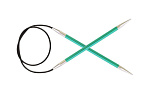 47066 Knit Pro Спицы круговые для вязания Zing 3,25мм/40см, алюминий
