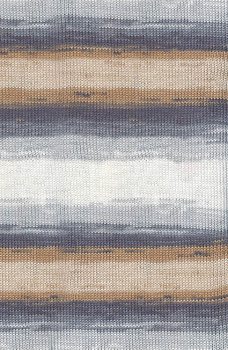 Пряжа для вязания Ализе Bahar batik (100% мерсеризированный хлопок) 5х100г/260м цв.5738