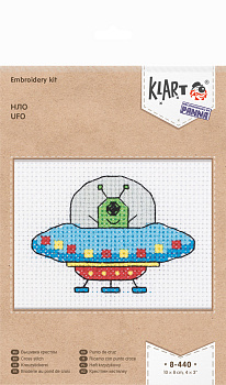 Набор для вышивания KLART арт. 8-440 НЛО 10х8 см