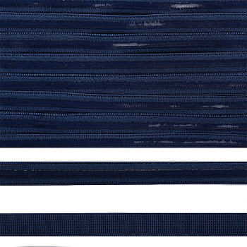 Резинка TBY бельевая с силиконом 61010 10мм цв.S919 синий сапфир уп.10м