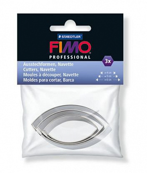 FIMO Professional набор каттеров 3 формы, рыбка арт.8724 05