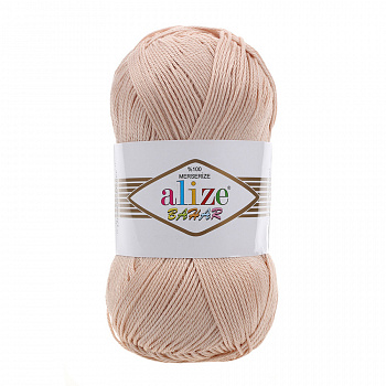 Пряжа для вязания Ализе Bahar (100% мерсеризированный хлопок) 5х100г/260м цв.160 медовый