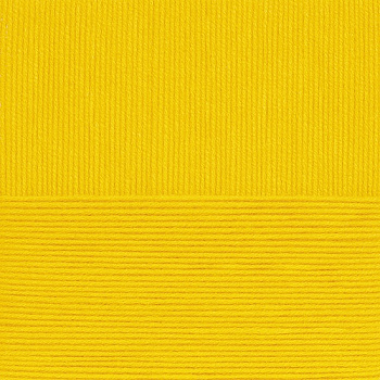 Пряжа для вязания ПЕХ Детская объёмная (100% микрофибра) 5х100г/400м цв.080 канарейка