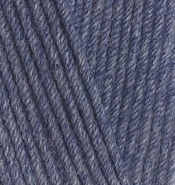 Пряжа для вязания Ализе Cotton gold (55% хлопок, 45% акрил) 5х100г/330м цв.203 джинс меланж
