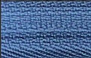 Молния пласт. юбочная №3, 18см, цв.F219 (213) голубой